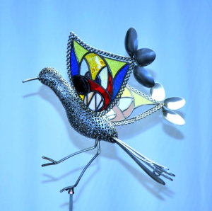 Christian Delory - Wouaf wouaf (Metal, Recup, Stained glass)